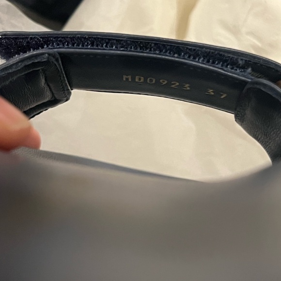 NEW Dior Navy Blue Leather DiorAct Dad Sandals - Picture 10 of 10